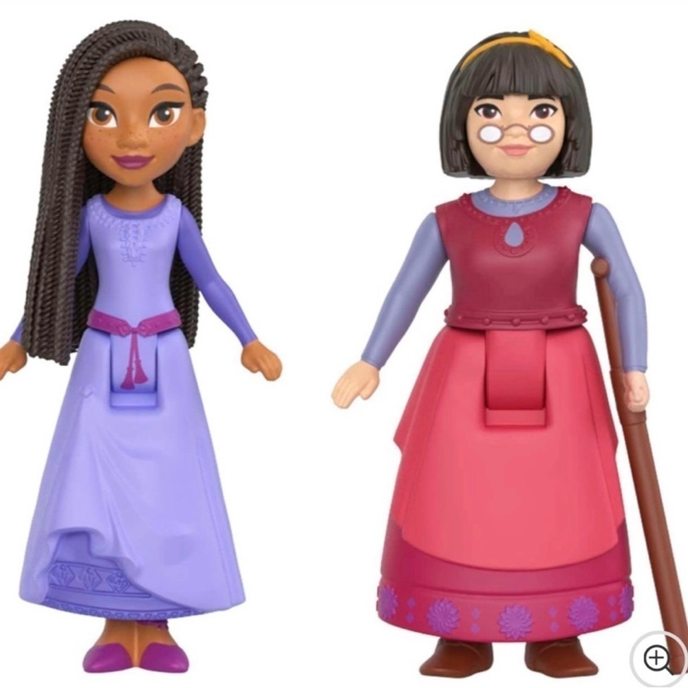 Disney Wish Kingdom of Rosas Character Set 10 Dolls 5 Friends Mattel NEW - Picture 6 of 7